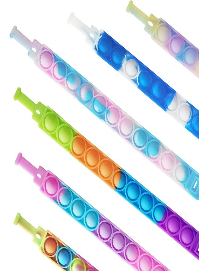 IERKEIE 120 Pcs Pop Bracelet Bubble Fidget Sensory Toys for Party Favors, Pop Keychain Bulk for Classroom Prizes, Easter Egg Basket Stuffers Christmas Valentine Gifts for Kids Students - Image 4